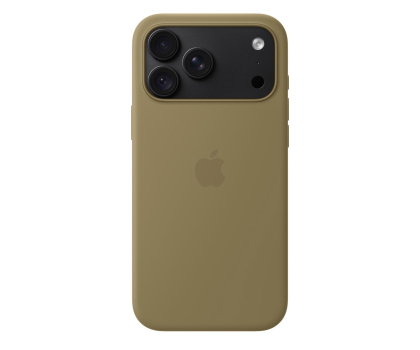 Etui / obudowa na smartfona Apple Silikonowe etui z Magsafe do iPhone 18 Pro Max oliwka